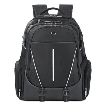 Solo Active Laptop Backpack, 17.3", 12 1-2 X 6 1-2 X 19, Black freeshipping - TVN Wholesale